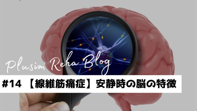 【線維筋痛症】安静時の脳の特徴